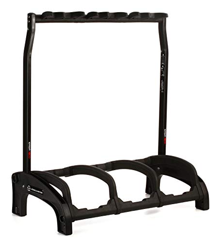 K&M König & Meyer 17513.016.55 Guardian 3   Supporto per chitarra elettrica, basso o acustica, supporto protettivo, salvaspazio, per musicisti adulti e giovani, nero : Strumenti Musicali