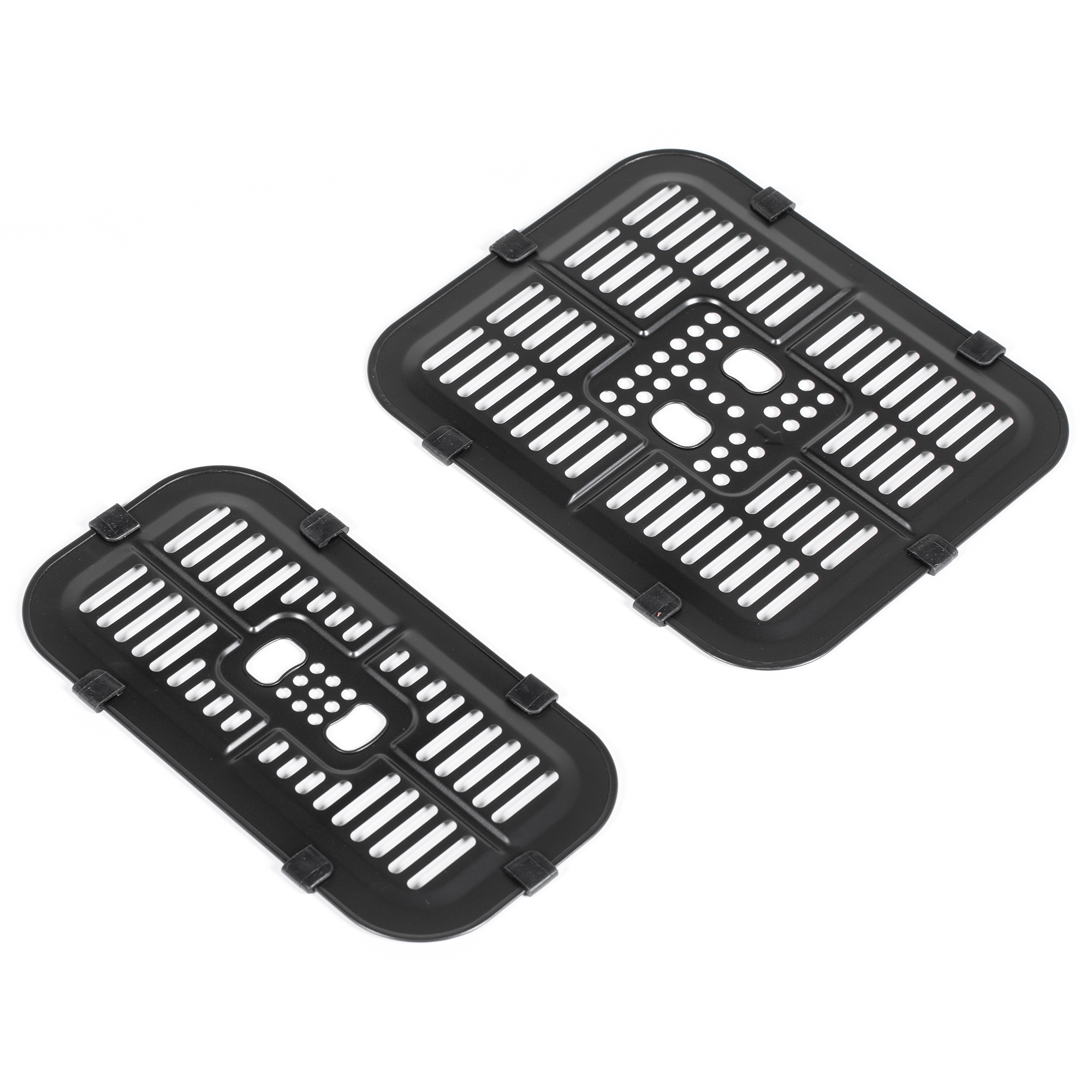 Heteluchtfriteuse, 2700 W, 8 Instellingen, 41,8 cm x 39,2 cm x 31,1 cm, Zwart + Zilver