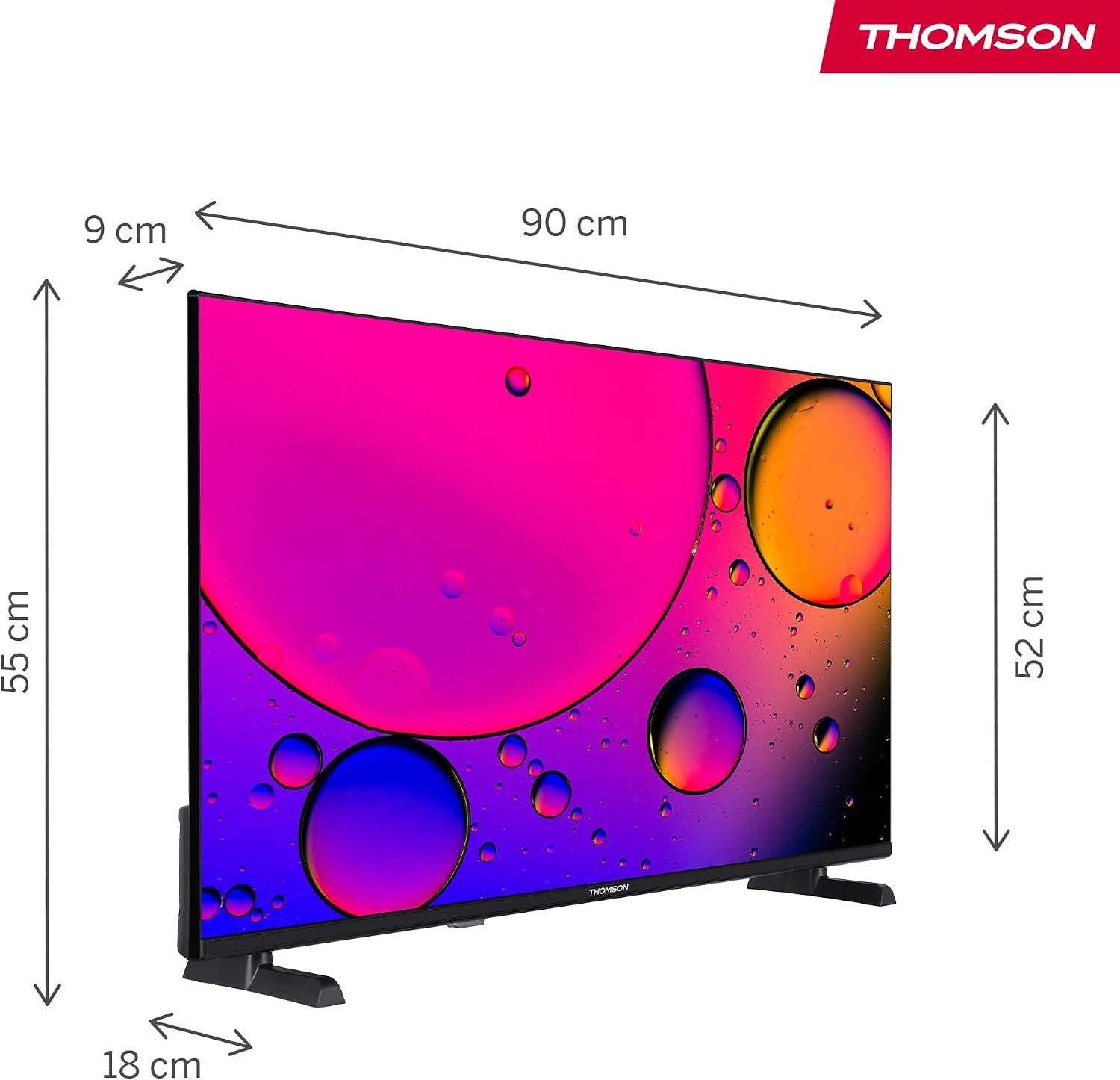 Thomson TV 40 Pollici (100 cm) FHD Smart Fire TV, Controllo Vocale Alexa, Triplo Tuner (DVB-T/T2/C/S/S2), Dolby Audio, DTS Virtual:X, HDR10, AirPlay, WiFi, Bluetooth, HDMI - 40FF2S34
