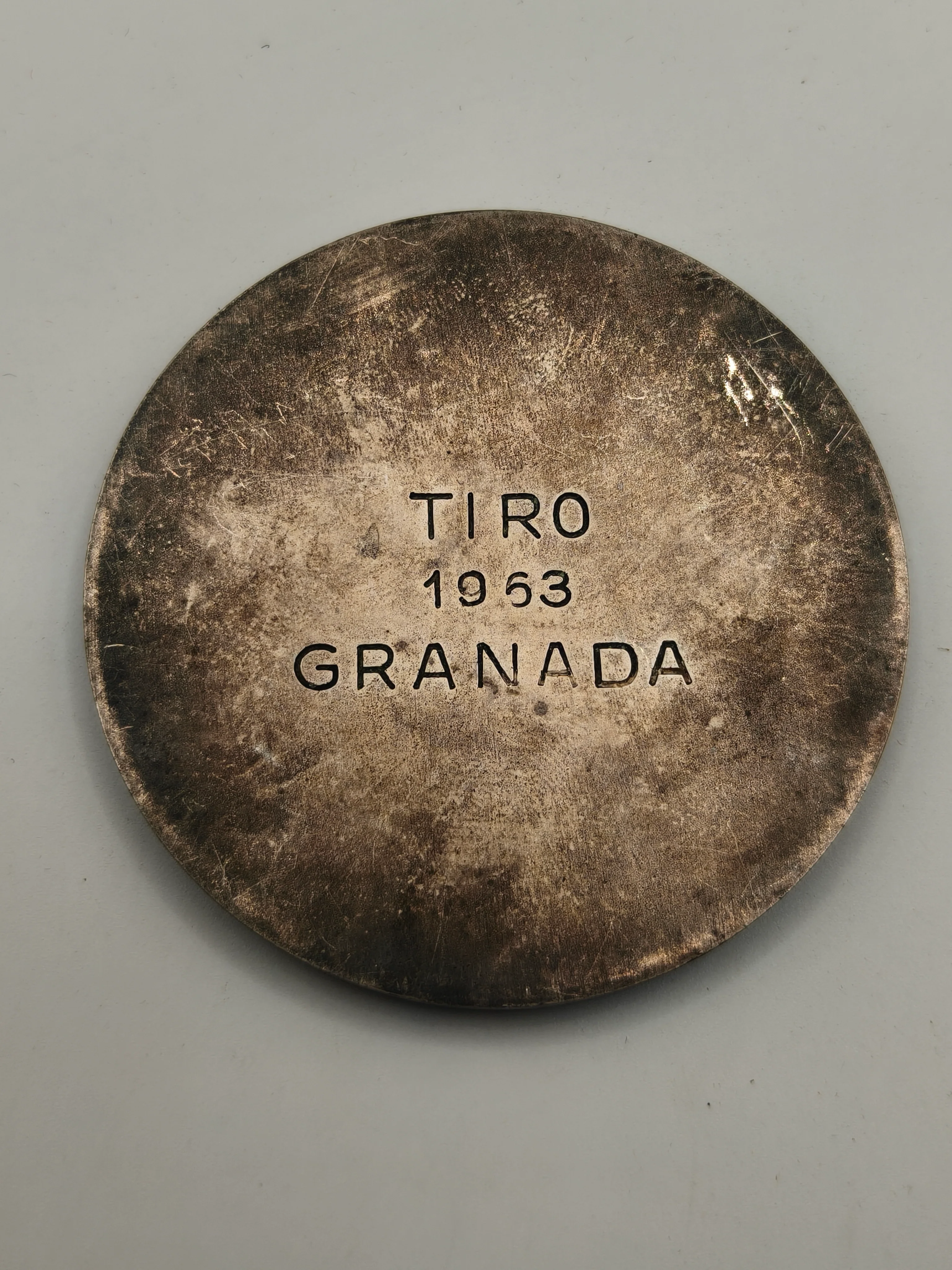 Phalanx Gun Shoot Medal. Spain Franco's period.