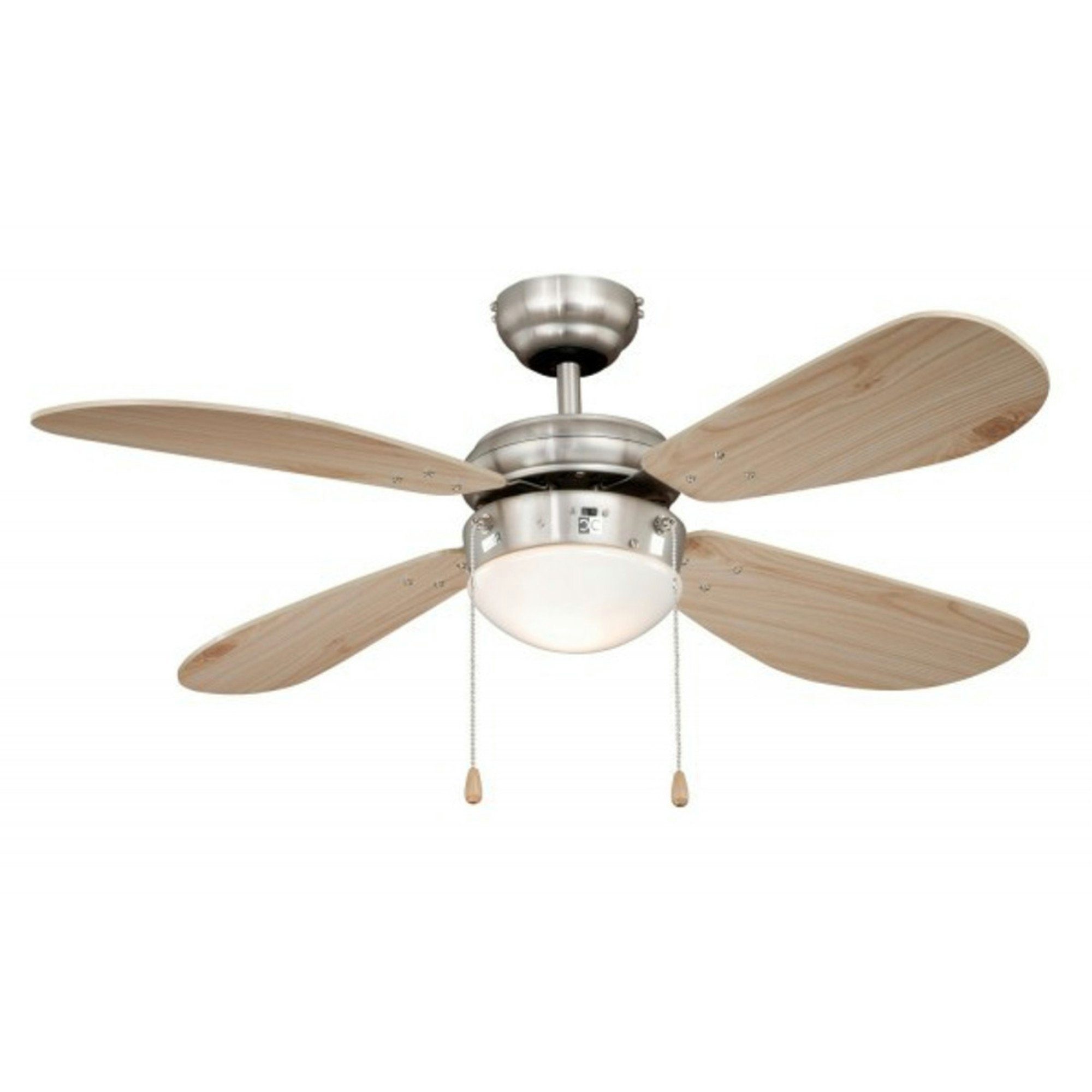 Deckenventilator Deckenventilator Classic 105 cm Nickel / Kiefer