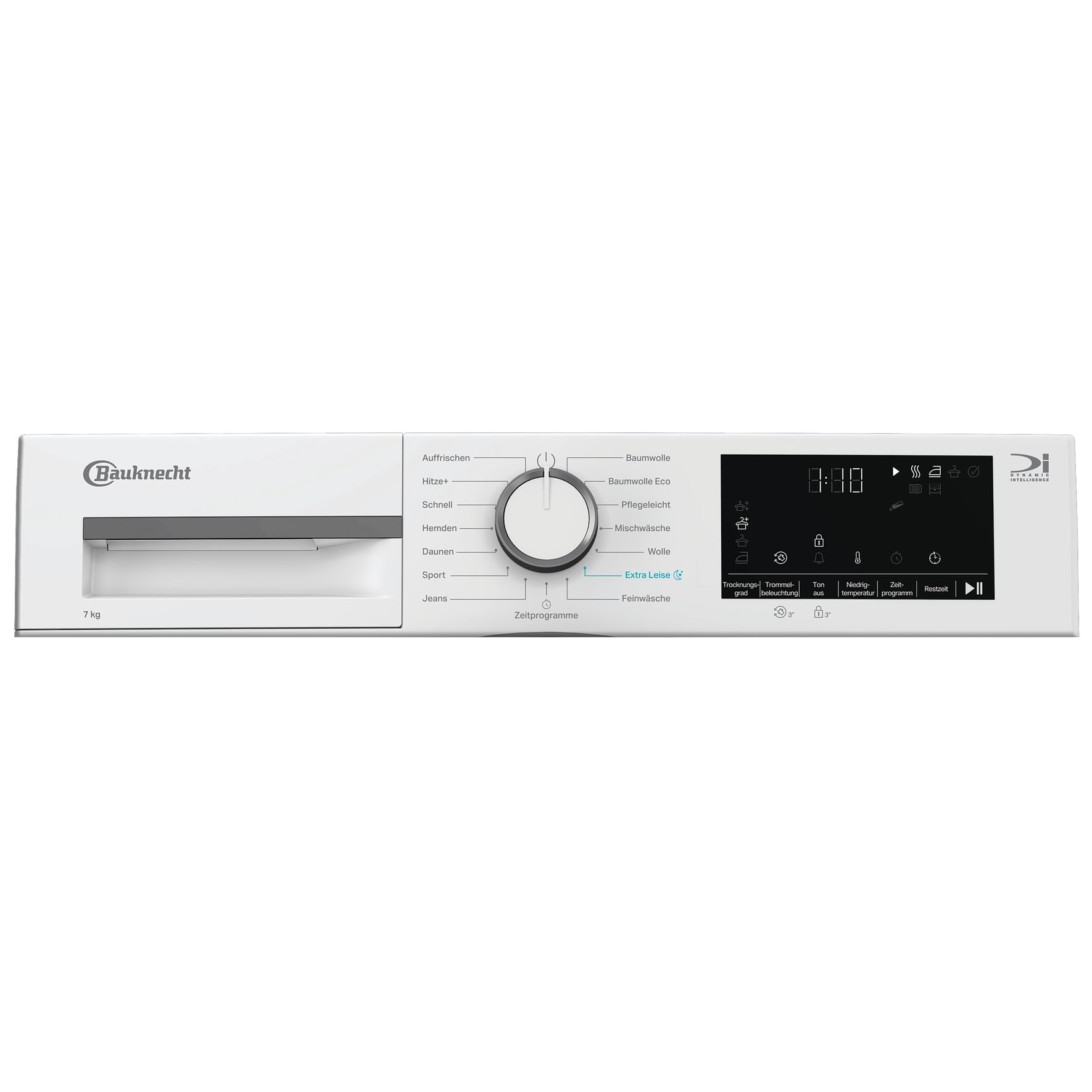 Wärmepumpentrockner BT 7RC WW mit 7 kg Fassungsvermögen und Precision Dry, EEK C, Slim Design, weiß