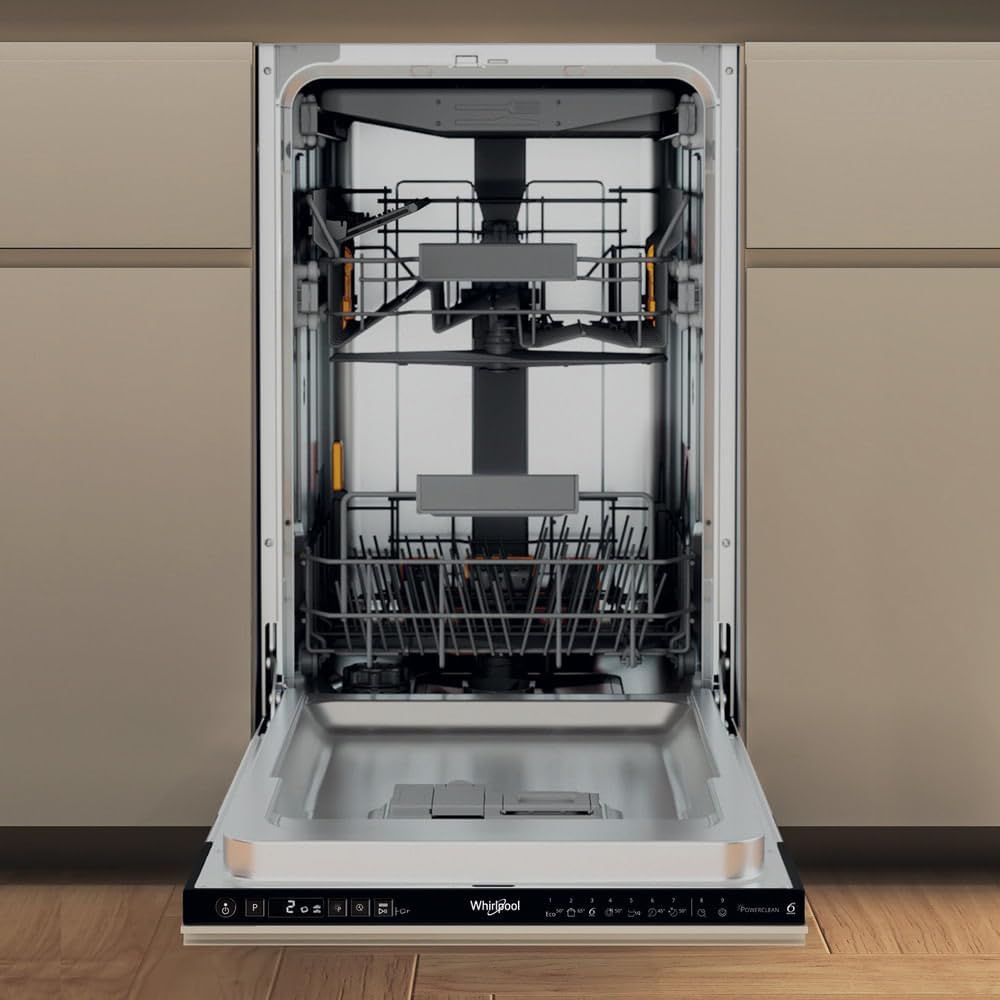 Whirlpool Lavastoviglie 45 cm, classe C, 11 coperti, terzo cesto fisso