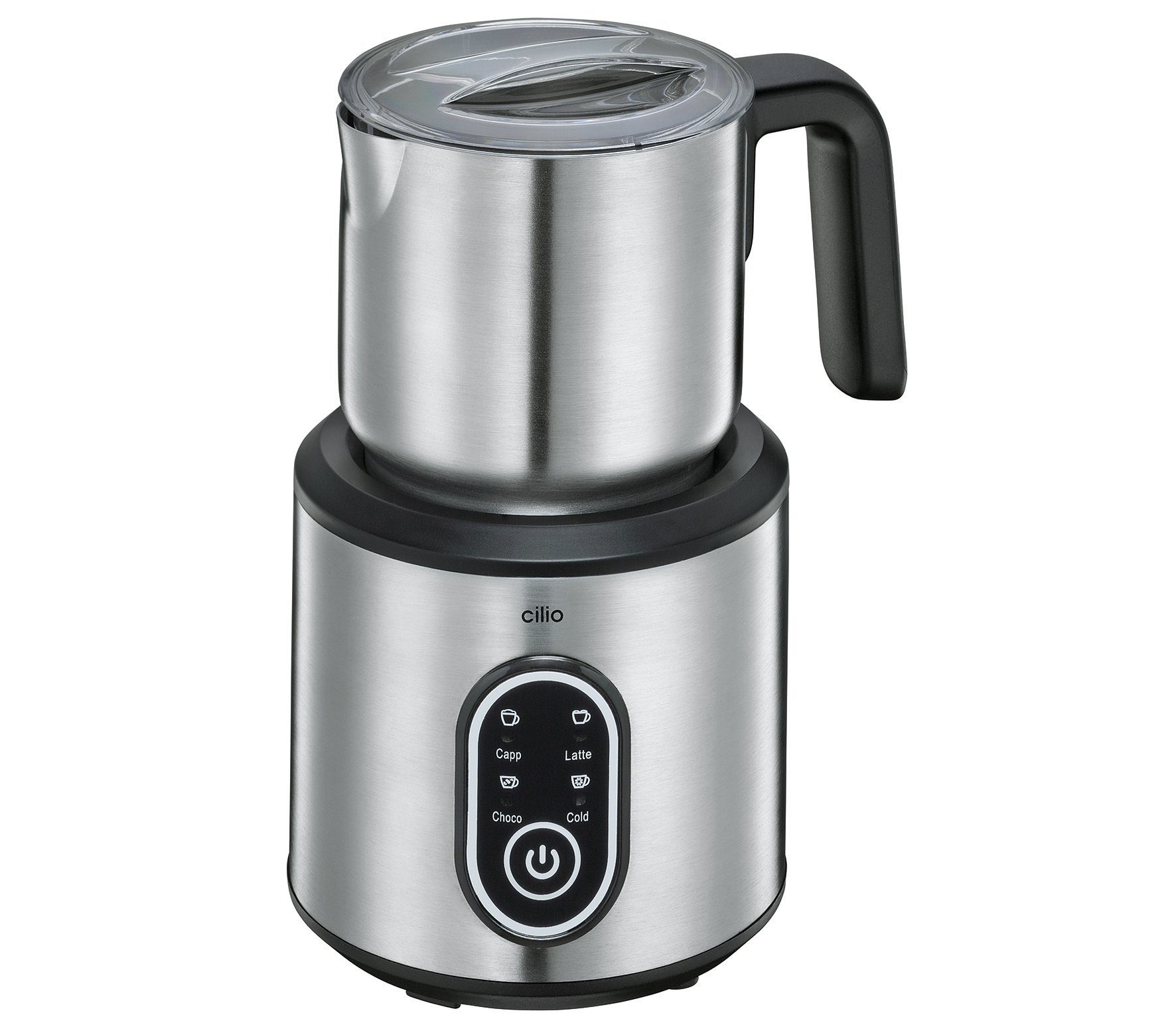 Milchaufschäumer Milchaufschäumer Milchschäumer Induktion Edelstahl cilio PERFETTO