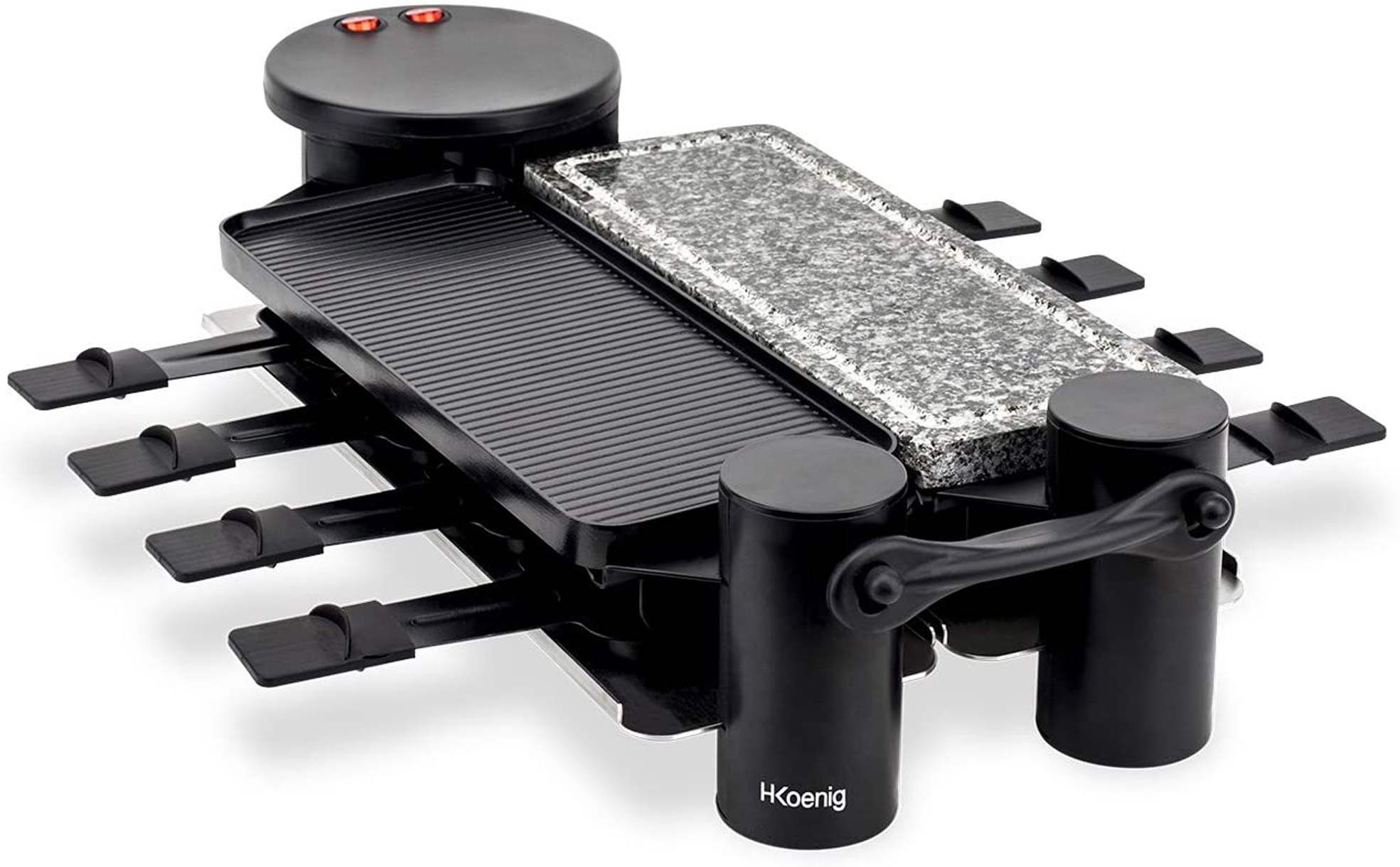 Raclette RP360 Raclette heißer Stein, ausklappbar