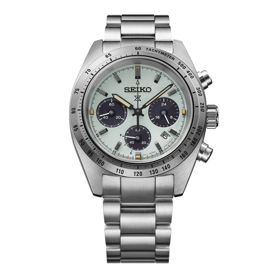 Orologio Seiko Prospex SSC965P1 crono turchese indici vintage