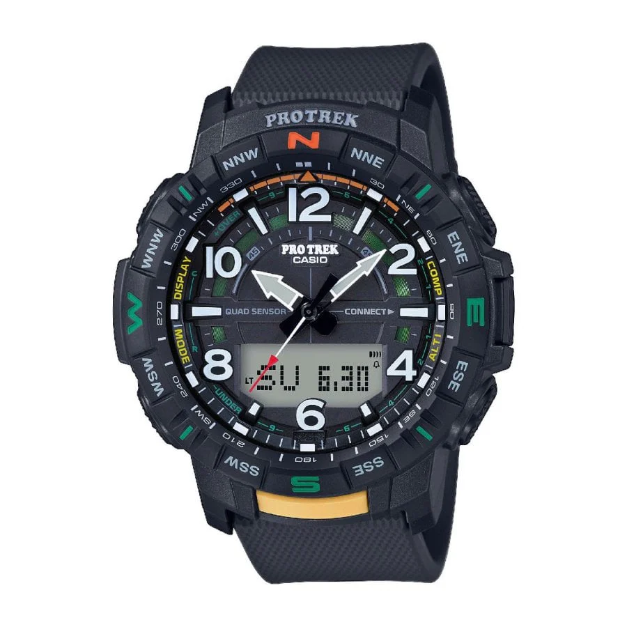 Orologio Casio Pro Trek PRT-B50-1ER nero con altimetro