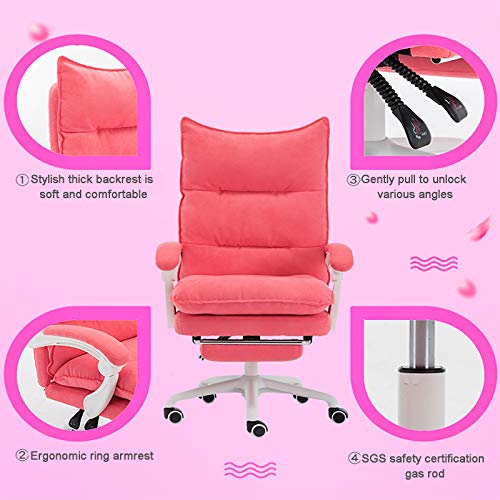 sedia da ufficio sedia da gioco sedia da computer sedia da computer ergonomica sedia da ufficio in pelle PU, sedia da scrivania moderna per ragazze per la casa camera da letto direzionale so : Amazon.it: Casa e cucina