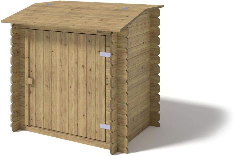 Paradies Pool Pumpenhaus Holz 1,15 m Gerätehaus Gartenhaus Geräteschuppen Geräteschrank Allzweck Universal Aufbewahrung