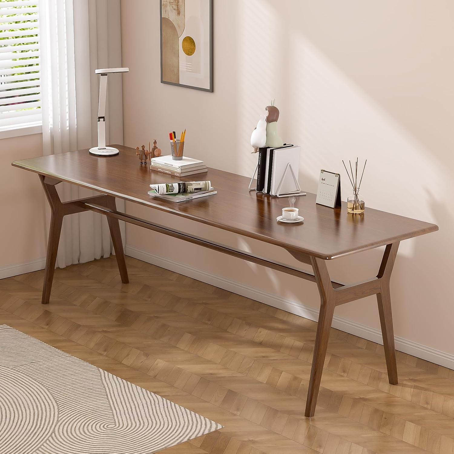 Solid Wood Study Desk - 78.8