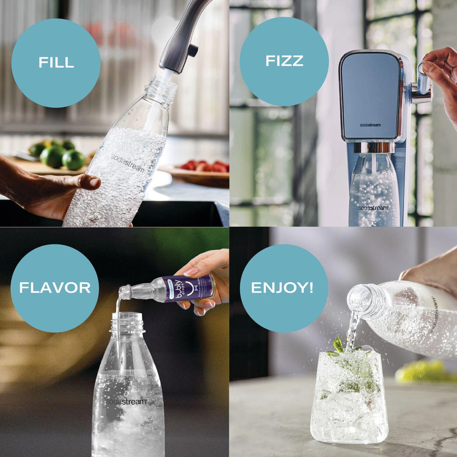 SodaStream Art Kit per Acqua Frizzante - Blu |1126  🇨🇳 中文