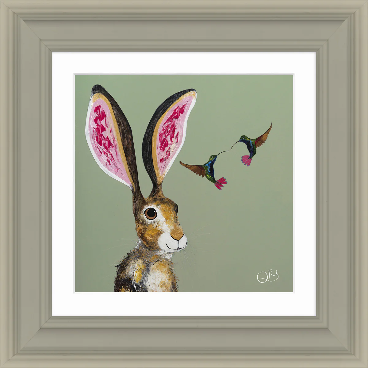 Strawberry Shortcake (Small) by Quinn Russell �C 39 cm Square Art