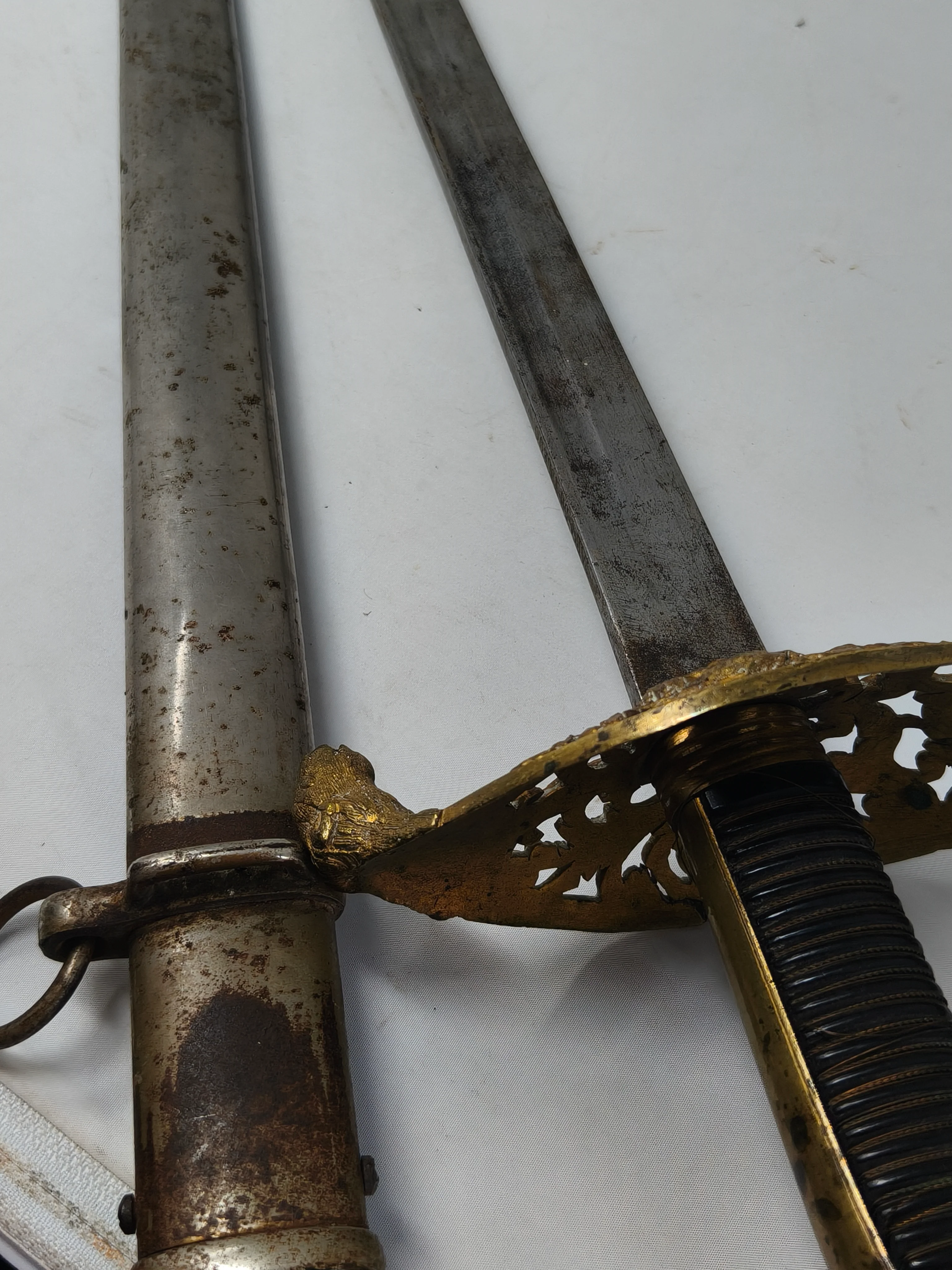 Quartermaster ceremonial Saber. Alphonso XIII Spain