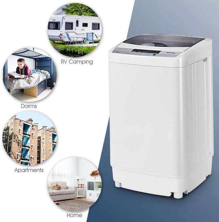 Eletriclife 8 Water Level Portable Compact Washing Machine