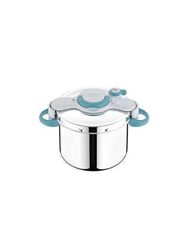 Seb ClipsoMinut' Easy  9 L, Manici pieghevoli, Pentola a induzione e Libro 100 Ricette, Pentola a pressione in acciaio inox, facile da usare, Made in France P4904916 : Amazon.it: Casa e cucina