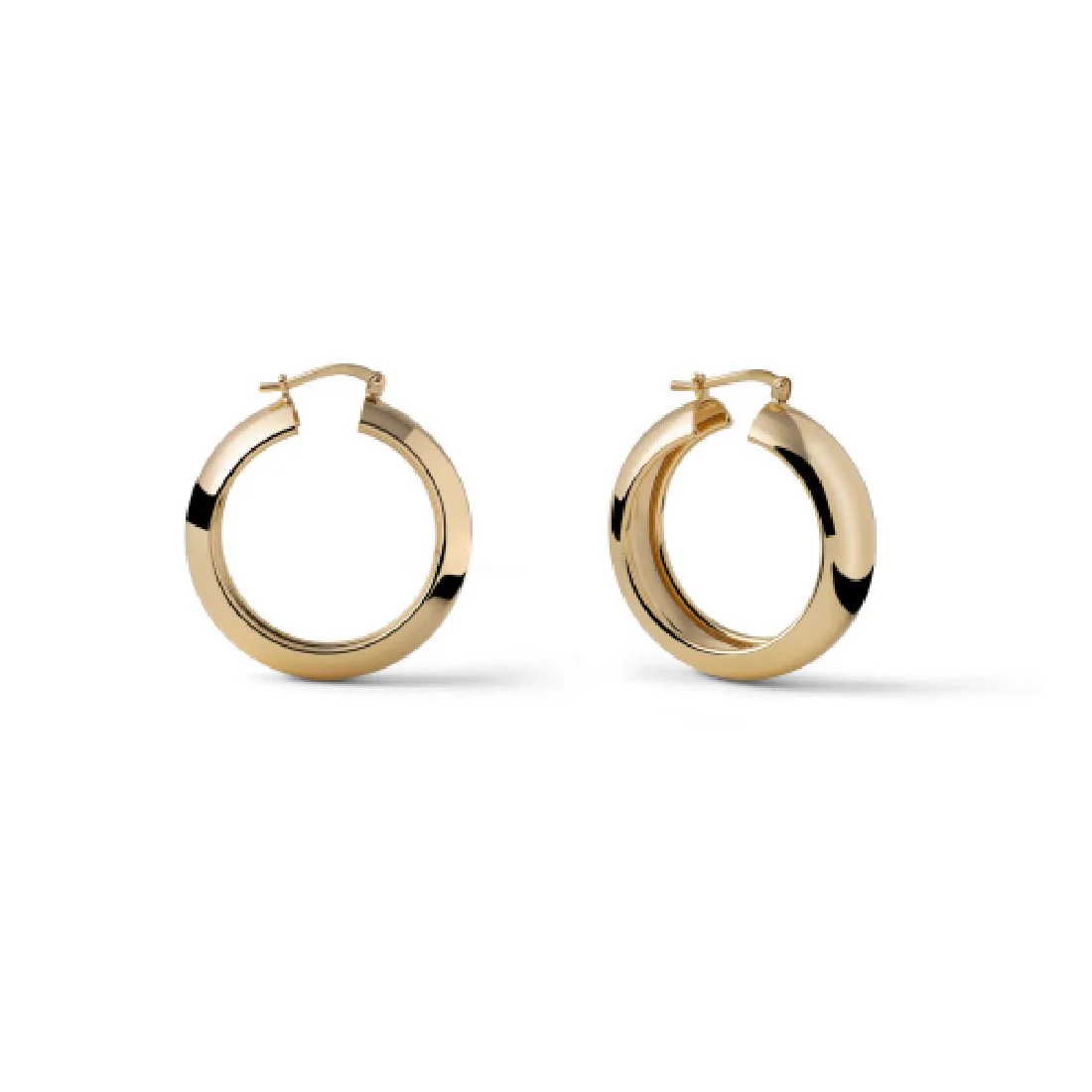 Orecchini Unoaerre a cerchio dorati 2689