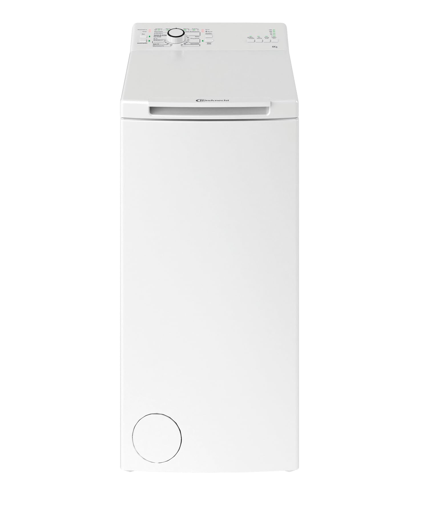 Toplader-Waschmaschine WAT Prime 6 L3 6 kg 1200 U/min 9 Programme Kindersicherung Weiß vollautomatisch