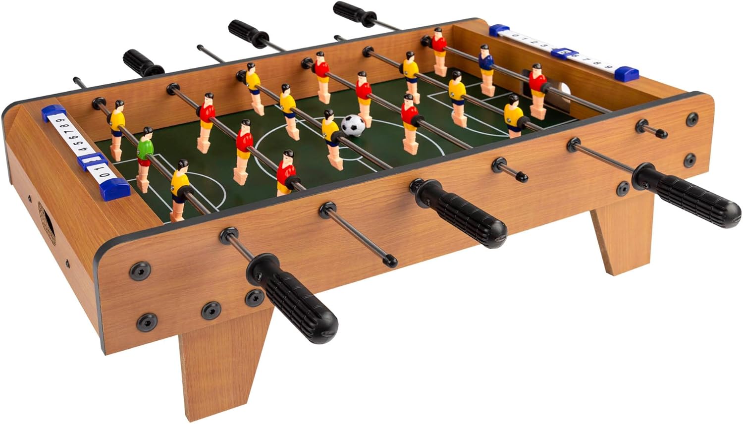 ColorBaby- CBGames Calcio Balilla Legno Tavolo, Colore 60 x 30 x 20 cm, 60x30x20 cm, 43310