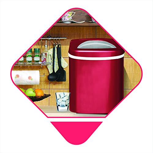 Compact Ice Maker, rosso : Amazon.it: Casa e cucina