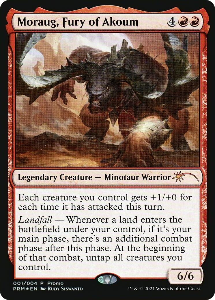 Moraug, Fury of Akoum (1) (Unique and Miscellaneous Promos)