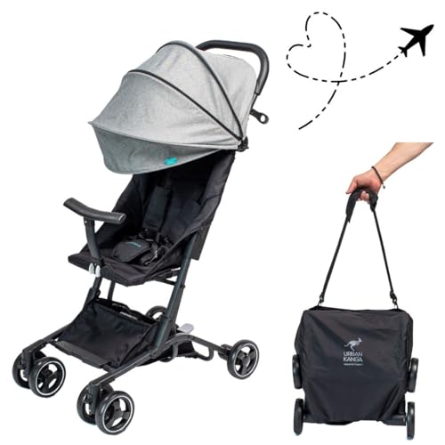 Urban Kanga Bandicoot Passeggino da Viaggio Leggero per Aereo fino a 25 kg (Grigio chiaro) : Amazon.it: Prima infanzia