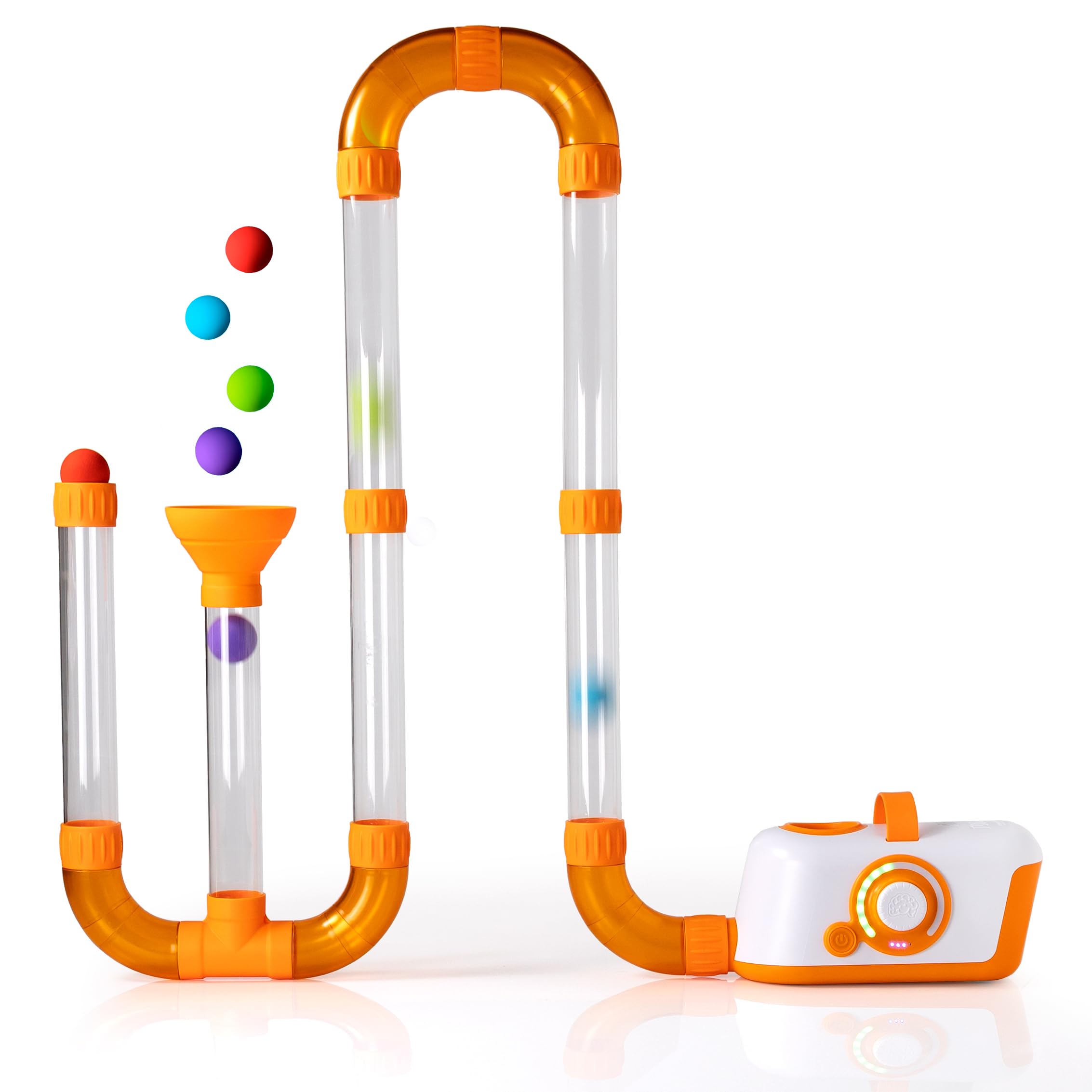 Fat Brain Air Toobz Luftbetriebenes Röhrenbauset Autismus Spielzeug STEM Spielzeug ab 3 Jahren