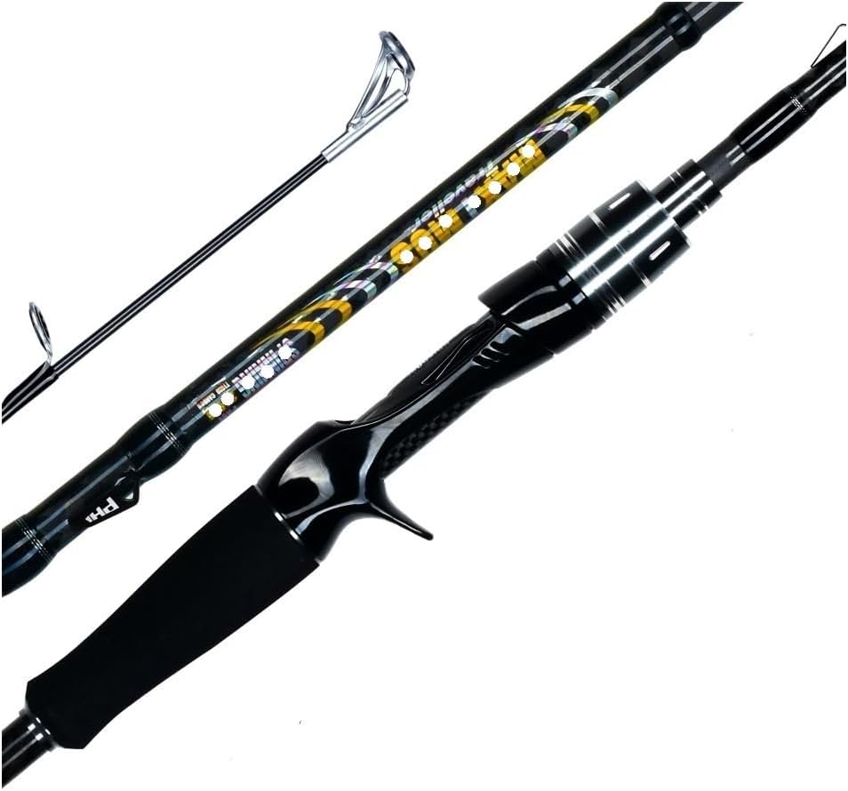 Angelrute Angelrute 1,8 m 2,1 m 2,4 m 2,7 m 3,0 m Spinning Baitcasting Casting 3-35g für Reisen, Salzwasser- und Süßwasserangeln(2.7M)
