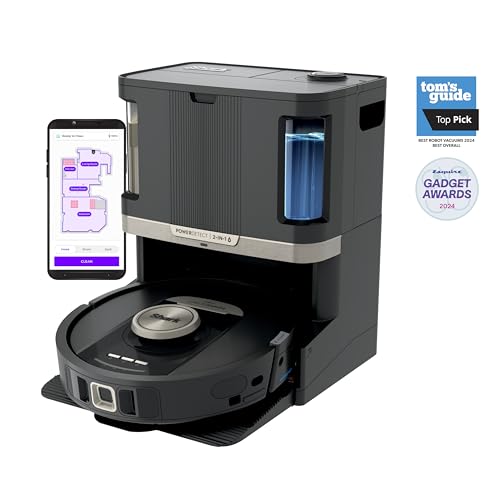 Shark Robot Vacuum & Mop Combo, PowerDetect NeverTouch Pro, Self Emptying, Self Refill with Self Clean Pad Wash & Dry, 60 Day Debris Capacity, 30 Day Refill Tank, 5 PowerDetect Technologies, RV2820ZE