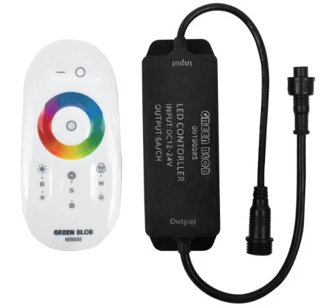 RGB Color Controller with Extended Long Range Remote, Completely Waterproof IP68