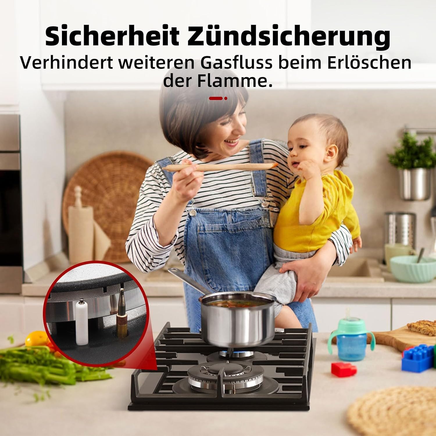 Gas-Kochfeld GH2302BG1FC
