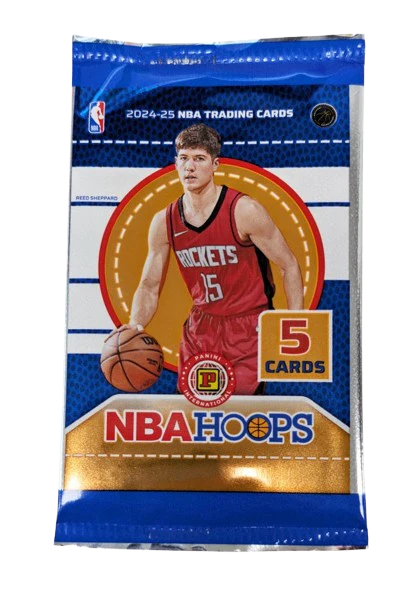 Panini 2024- 2025 Hoops Basketball GRAVITY FEED. 5 x card per pack