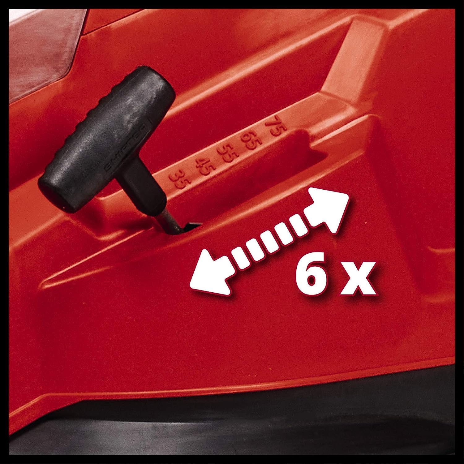 Einhell Akku-Rasenmher GE-CM 36/37 Li-Solo Power X-Change (36 V, 37 cm Schnittbreite, bis 400 m, 45L Grasfangkorb, 25-75 mm Schnitthhe, ohne Akku)