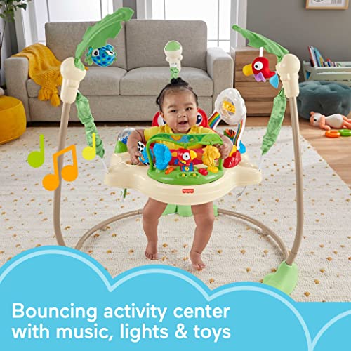 Fisher Price Centro Attività Saltella e Gioca Amici della Foresta, il Ranocchio, Centro Attività per Neonati con Musica e Luci, K7198 : Amazon.it: Prima infanzia