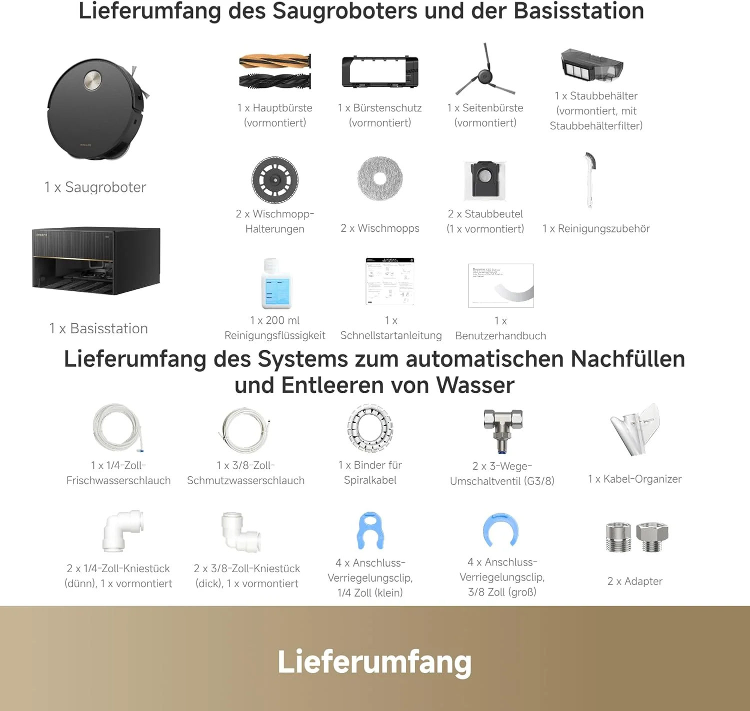 dreame X50 Master Staubsaugerroboter mit 24,9cm Basisstation, automatisches Nachfüllen und Entleeren, Nachlaufsystem, AI Hindernisvermeidung und 360° Navigation, 20.000 Pa