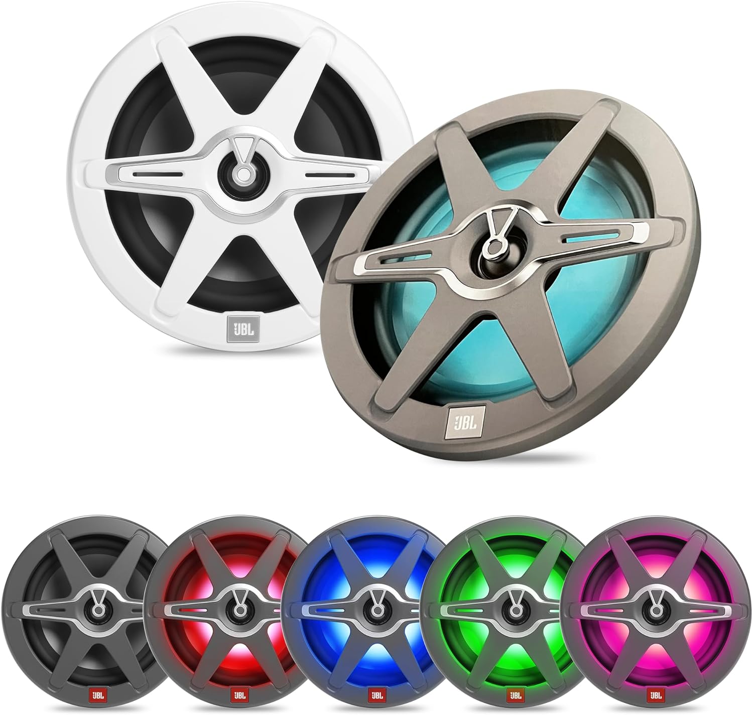 Marine CLUB82 altoparlanti coassiali marini 2 vie 8 pollici con 150 W RMS e 450 W Max, sensibilità 92 dB, 4 Ohm, IPx5, woofer Plus One e tweeter PEI resistente ai raggi UV