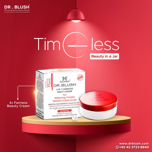 Dr. Blush 4 in 1Fairness Night Cream by Malmha