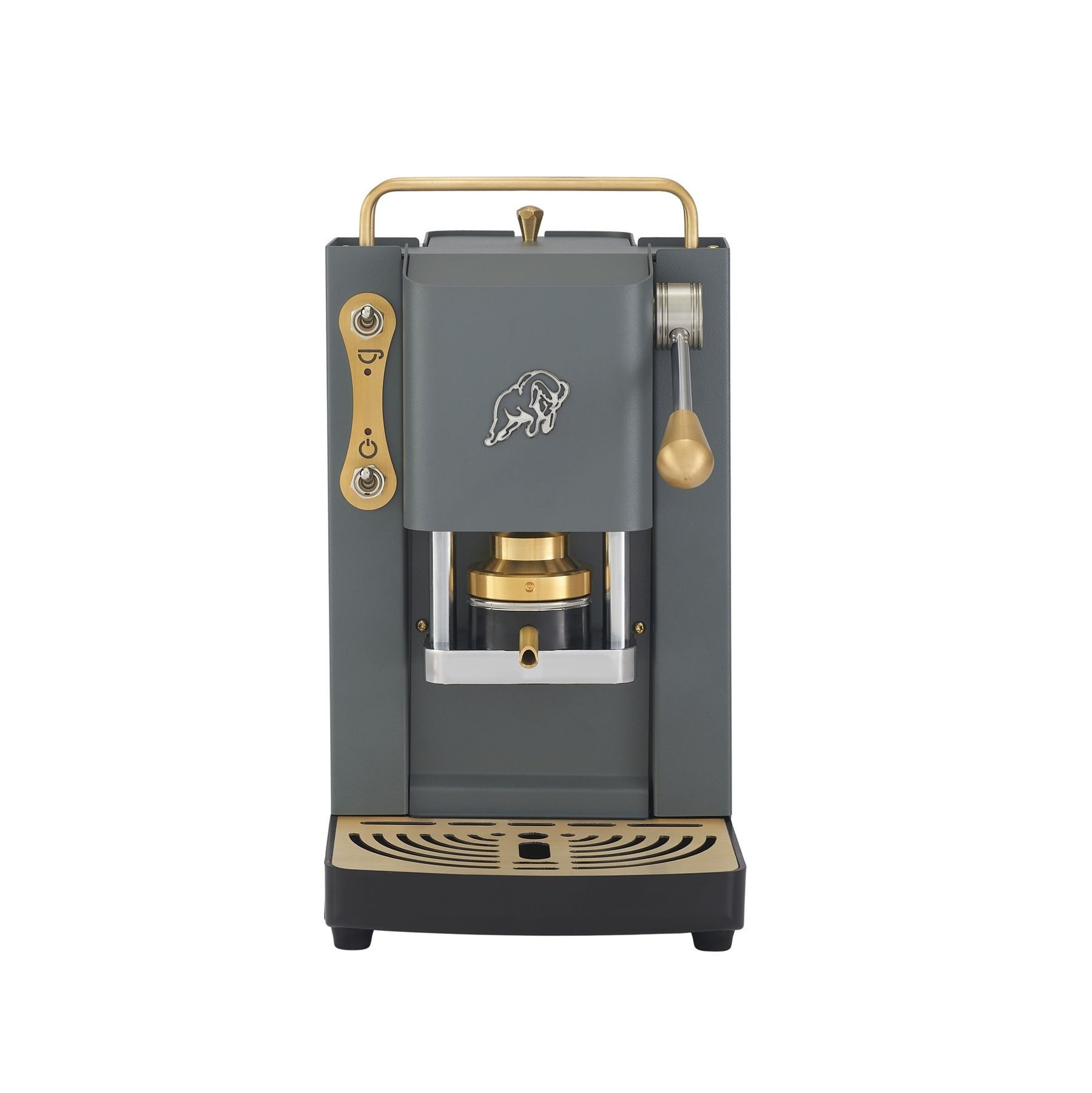 Espressomaschine Pro Essential Messing Kaffeepadmaschine