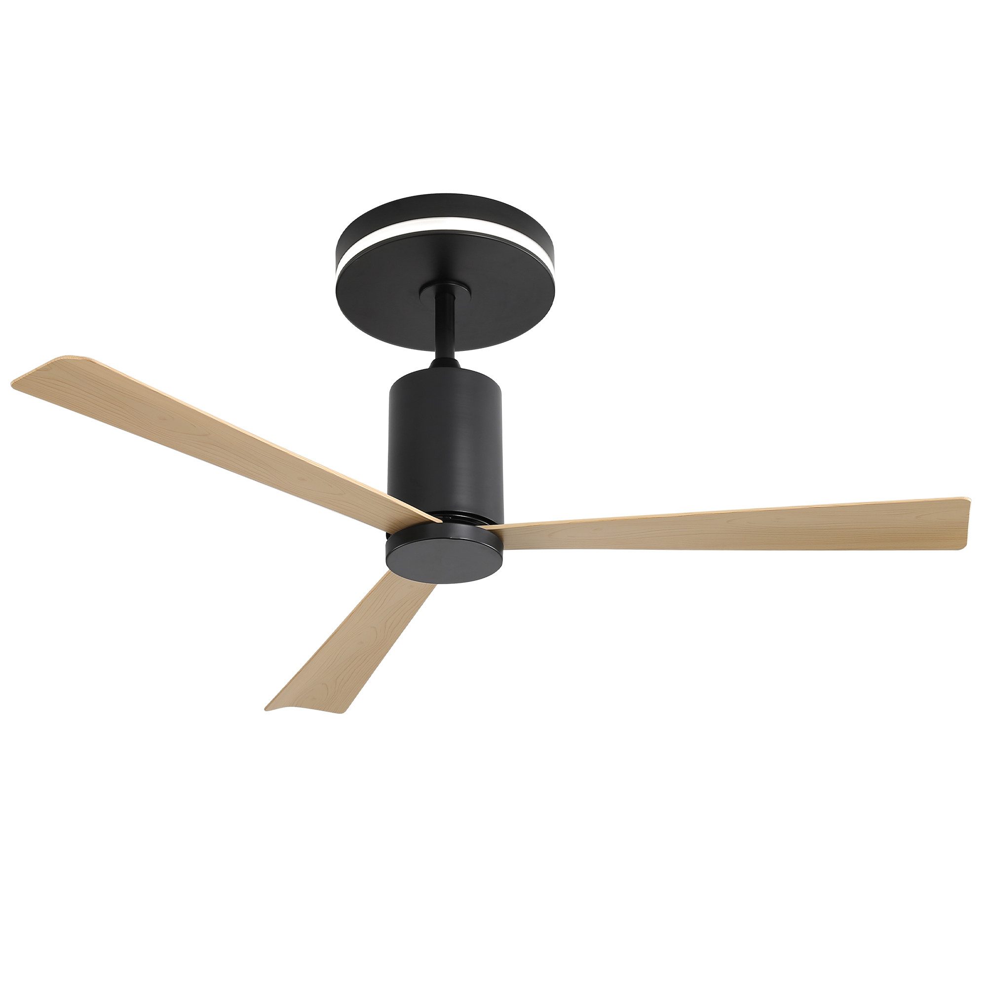Deckenventilator zur Unterputzmontage mit LED-Licht und Fernbedienung
