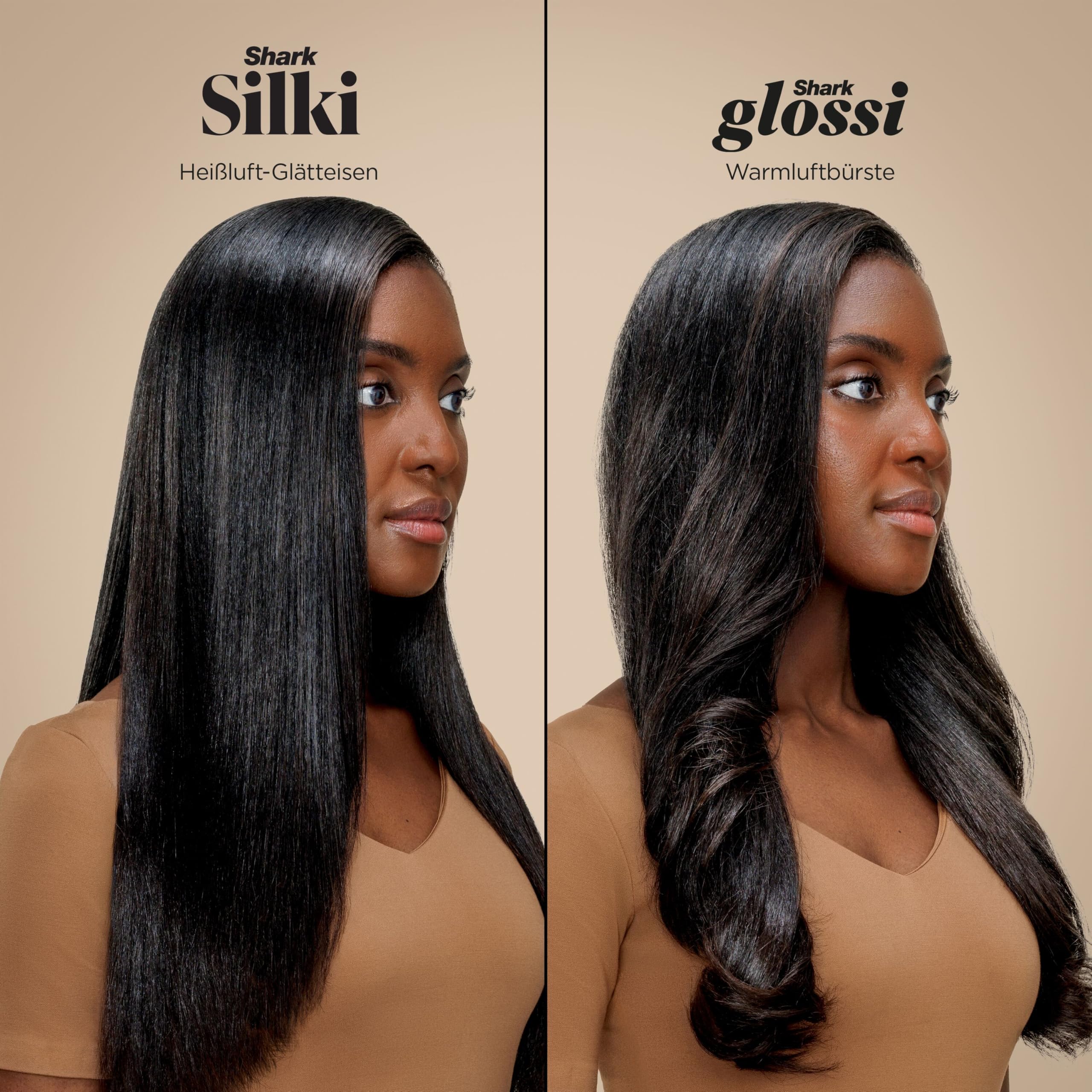 Multistyler und Haartrockner für glatte Haare, Wellen und Locken mit 5 Aufsätzen, 1500 Watt, Keramik, Gold