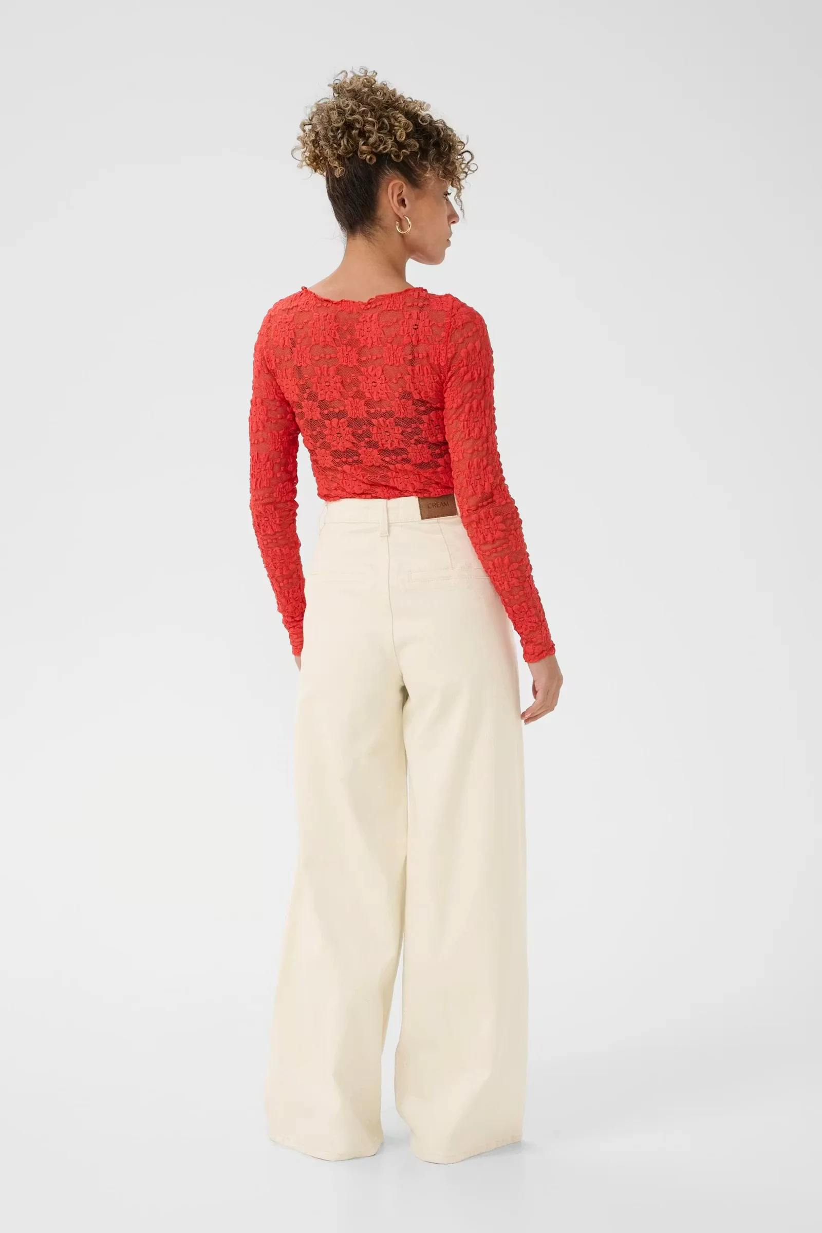 Cream Visti Twill Pants