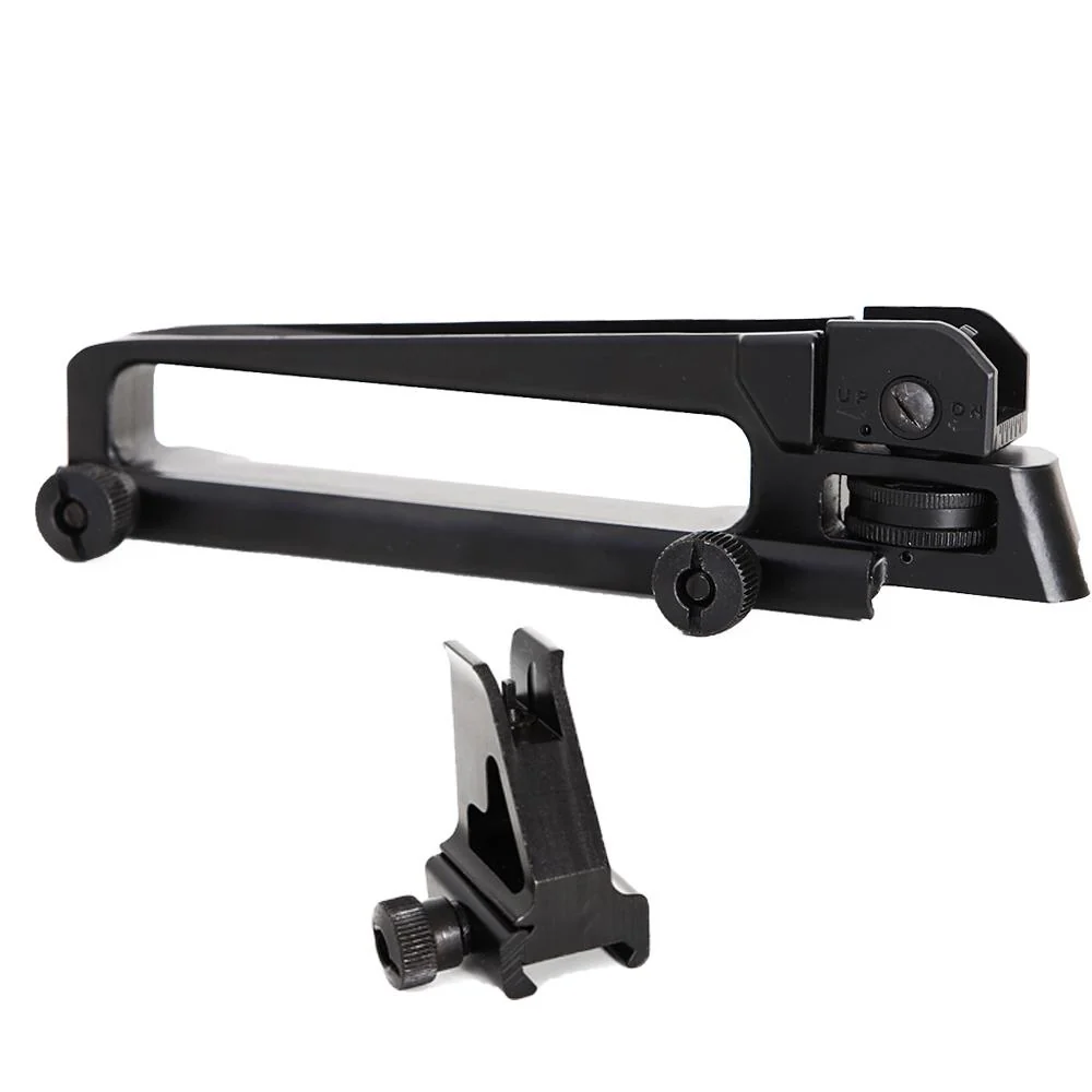 AR15 AR10 Carry Handle with Same Height Low Profile Front Sight