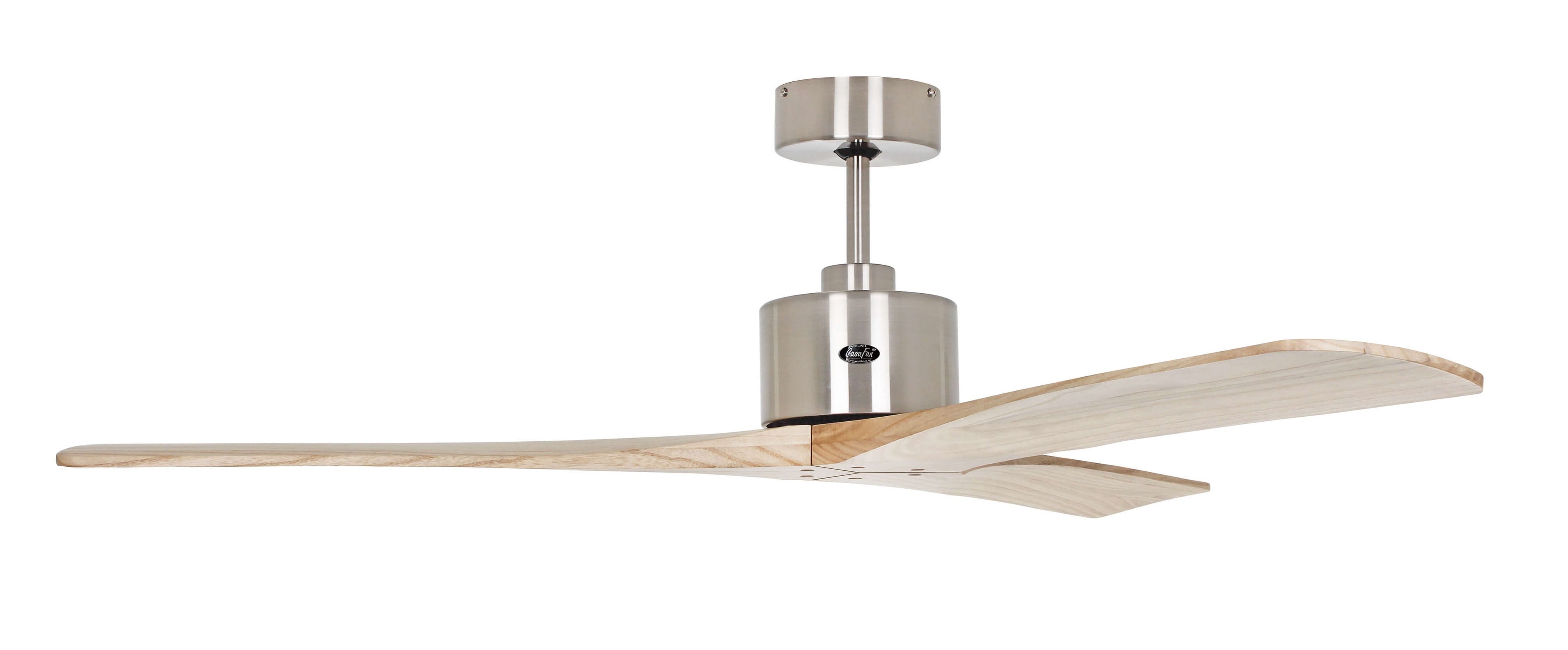 Deckenventilator Deckenventilator Macau Chrom / Holz Natur