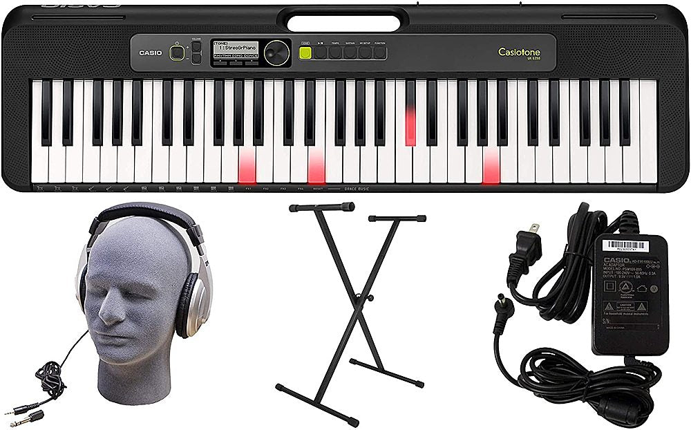 Casio &ndash; LK S250 PPK 61 Key Premium Keyboard Pack &ndash; Black
