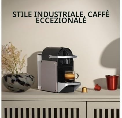 Nespresso Macchina da caffè Krups Pixie Titanio YY5290FD