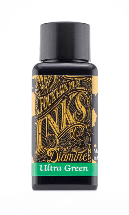 Diamine Fountain Pen Ink  - Ultra Green