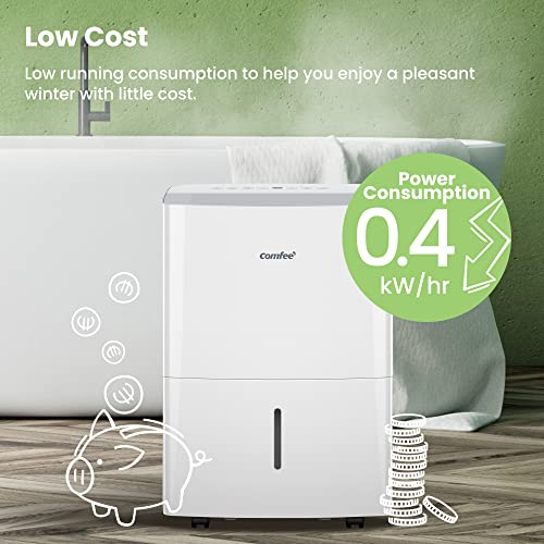 COMFEE' Deumidificatore Casa Muffa 16L/24h, Adatto fino a 32㎡, Tanica da 3L, Deumidificazione Smart, Controllo WiFi, Compatibile con Alexa, Ruote Piroettanti, Timer, MDDF 16DEN7 WF : Amazon.it: Casa e cucina