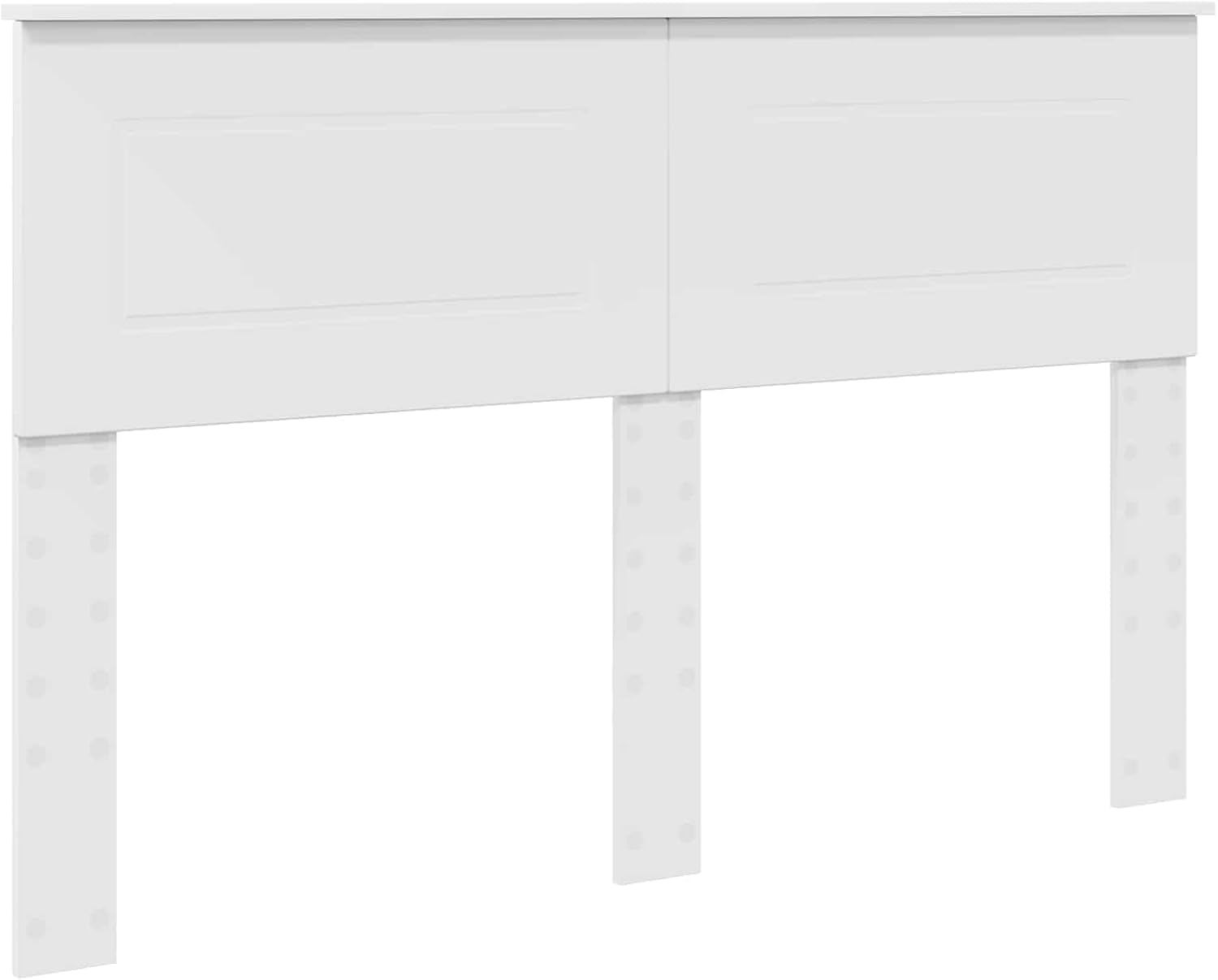 Generico Struttura del Letto Bianco 140 x 200 cm Legno Multistrato,Mobili,Set di mobili,Bianco,61.7 kg,3408578