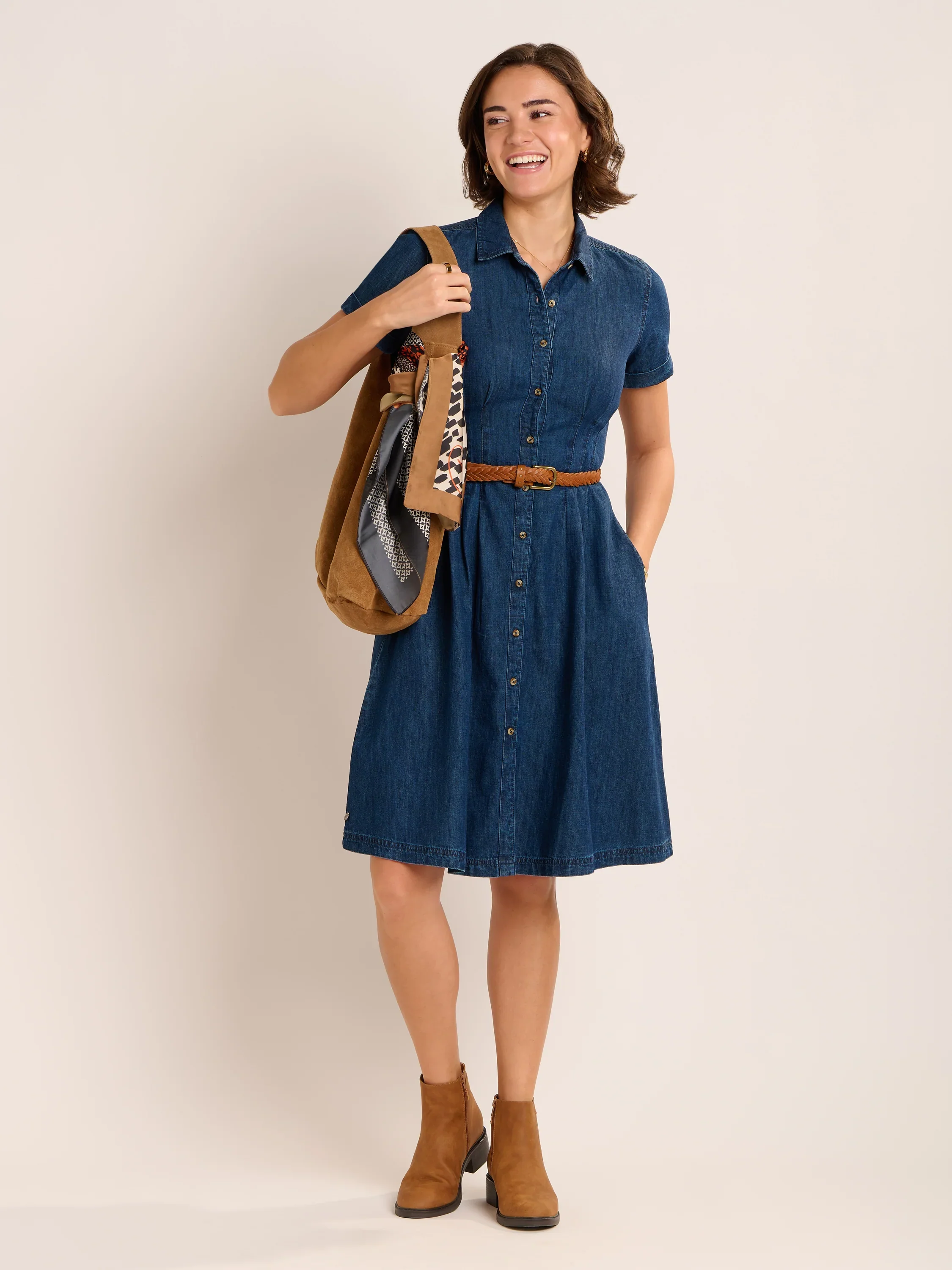 Brakeburn Antonia Denim Dress