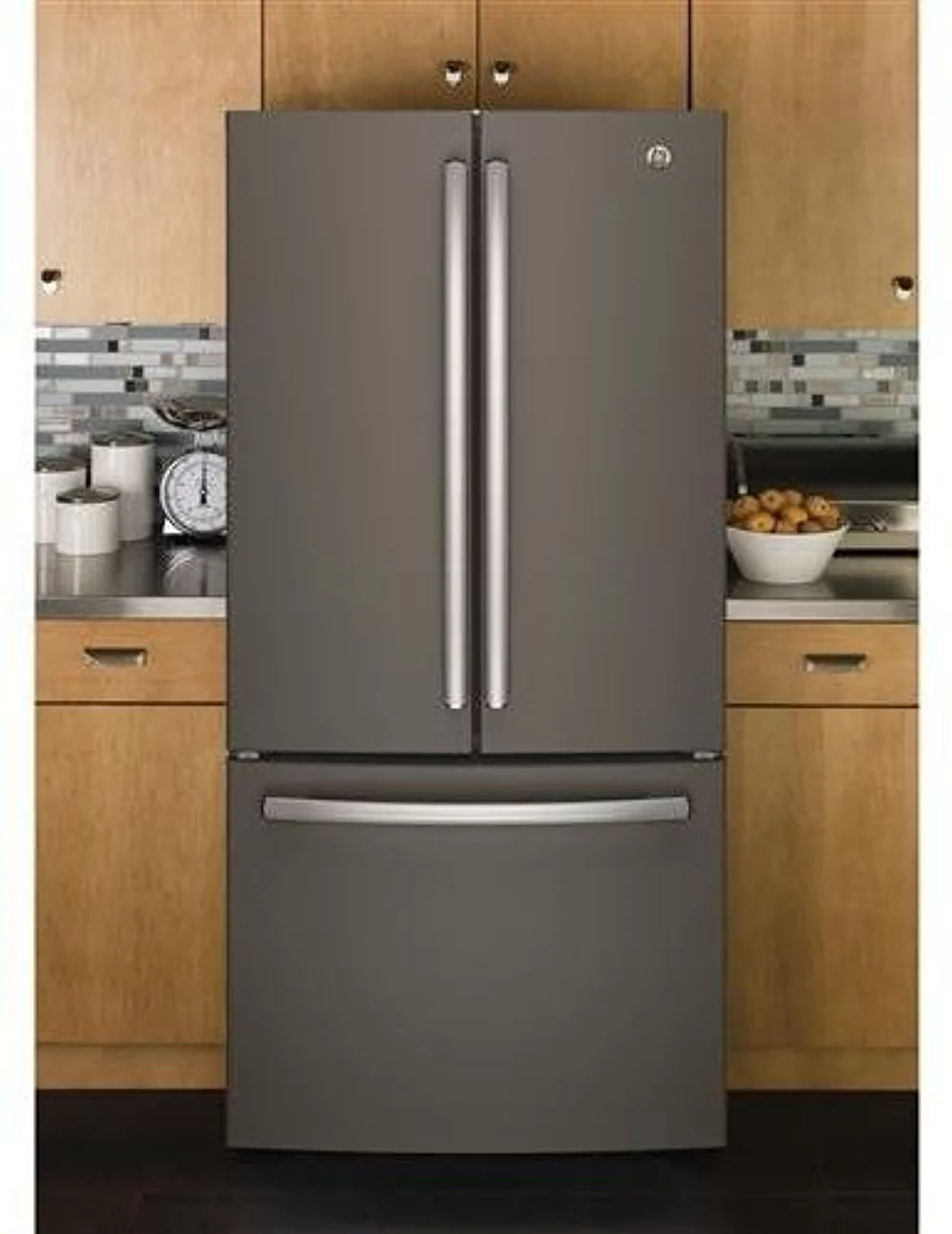 2025 GE Appliances GWE19JMLES Franse Deuren Koelkast ?C Witte Afwerking