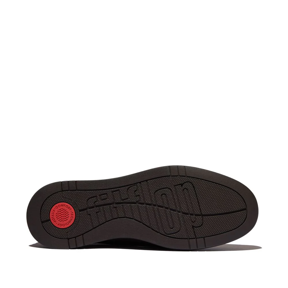 FitFlop RALLY M?nner Chocolate Leder Loafers